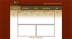 Desktop Screenshot of grizzlygrill.com